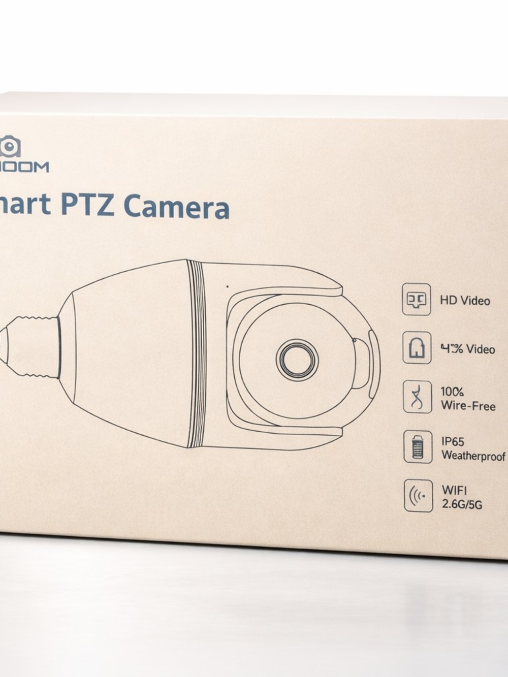 Smart PTZ Camera - Cream Finish